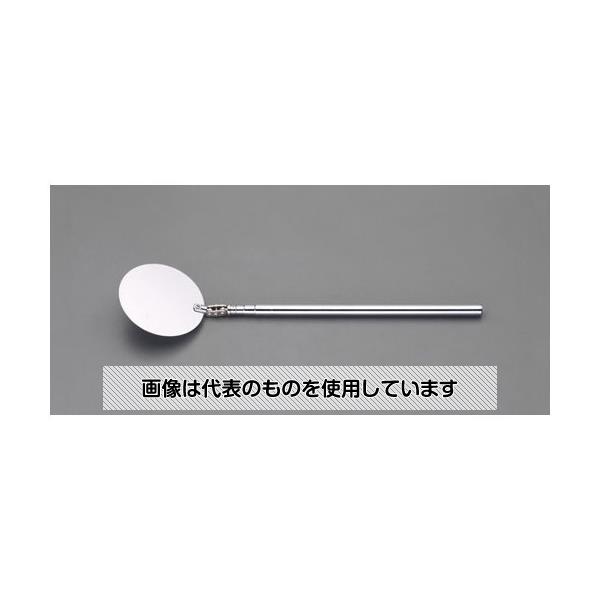 【アズワン AS ONE】実験室設備 工具類 工具、道具 ●頑丈な構造になっています。 ●食品工場に最適です。 商品の仕様 ●ミラー径：φ95mm ●全長：370〜802mm ●最小サイズ(折り畳み時)：260mm ●重量：127g ●シャフト部材質：スチール ●倍率：等倍 ●ミラーカバー付属 【※ご注意ください】商品は代表の画像を使用しています。