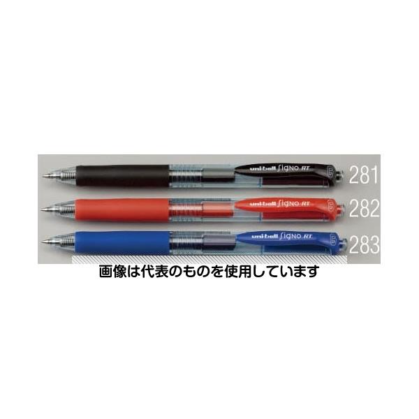 エスコ 0.5mm ボールペン(赤・ゲルインク・ノック式) EA765MG-282 入数：1本