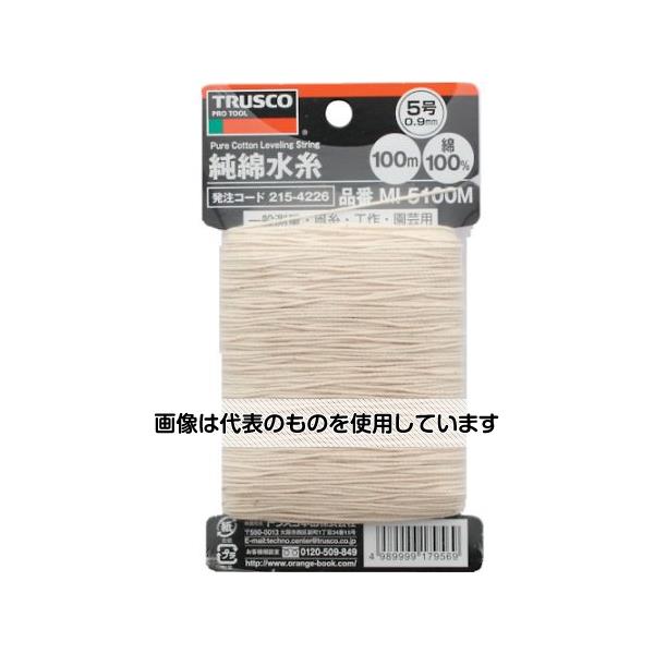 トラスコ中山 純綿水糸 線径0.9mm 100m巻 MI-5100M 入数：1巻