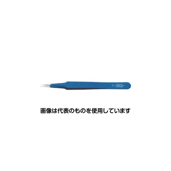 DUMONT ピンセット NO．2 ブルー・イノックス 0302-2-CO 入数：1本