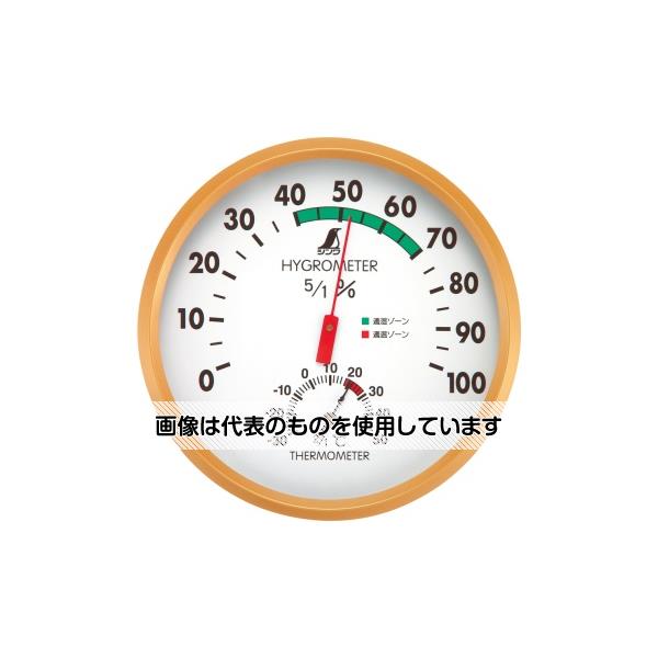 シンワ測定 温湿度計　G　丸型　15cm 72605 1個