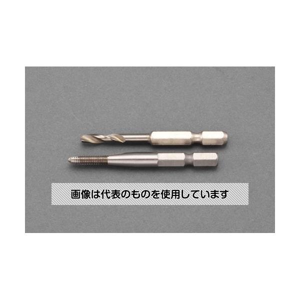 エスコ M 5x0.8 mm タップ(六角軸・下穴ドリル付) EA829BD-5 入数：1組