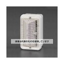 エスコ AC100V LED点滅灯(ホワイト) EA864EA-12 入数:1個(4)