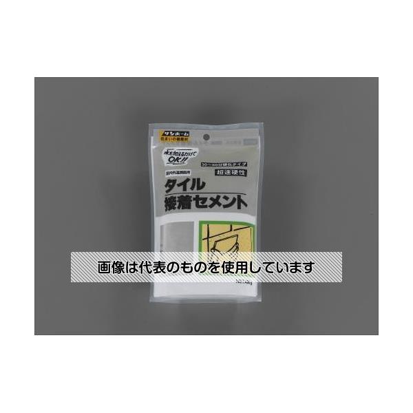 【アズワン AS ONE】実験室設備 工具類 工具、道具 ●施工面積：100×100mmの角タイルが約10〜15枚貼れます。 ●硬化時間：約30〜60分(水温・気温によって変わります。) ●超速硬性(気温25〜20℃で30〜60分、夏期は5〜10分)で付着力抜群のタイル接着用セメントです。 ●お風呂場、台所、トイレなど湿潤面や屋外のタイルの接着にお使いください。 商品の仕様 ●カラー：グレー ●内容量：400g ●成分：ポルトラントセメント・珪砂・他 ●陶・磁器タイルの張り替えや、剥がれた箇所の補修に ●使用温度範囲：常温 【※ご注意ください】商品は代表の画像を使用しています。