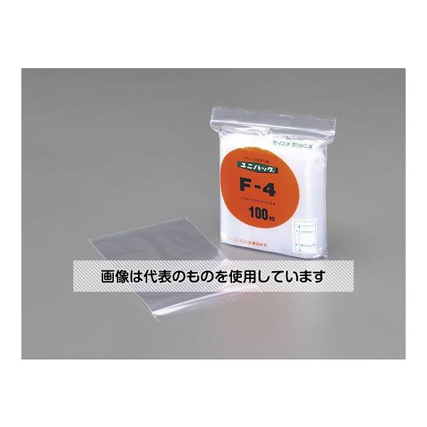 エスコ 200x140mm ポリ袋(チャック付/100枚) EA944C-200 入数：1袋