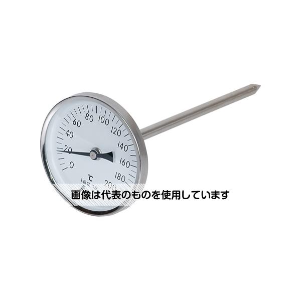 【アズワン AS ONE】実験室設備 工具類 工具、道具 ●広い温度範囲なので様々な用途に使えます。 商品の仕様 ●精度：±2℃ ●測定範囲：0〜200℃ ●1目盛：2℃ ●材質：本体／ステンレス 【※ご注意ください】商品は代表の画像を使用しています。