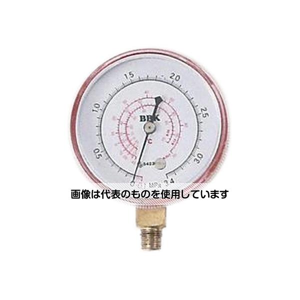 【アズワン AS ONE】実験室設備 工具類 工具、道具 ●R-22用の低圧側ゲージです。 商品の仕様 ●ゲージ外径(mm)：φ68 ●取付ネジ：1/8NPT ●表示圧力(MPa)：-0.1〜3.4 ●色：赤 【※ご注意ください】商品は代表の画像を使用しています。