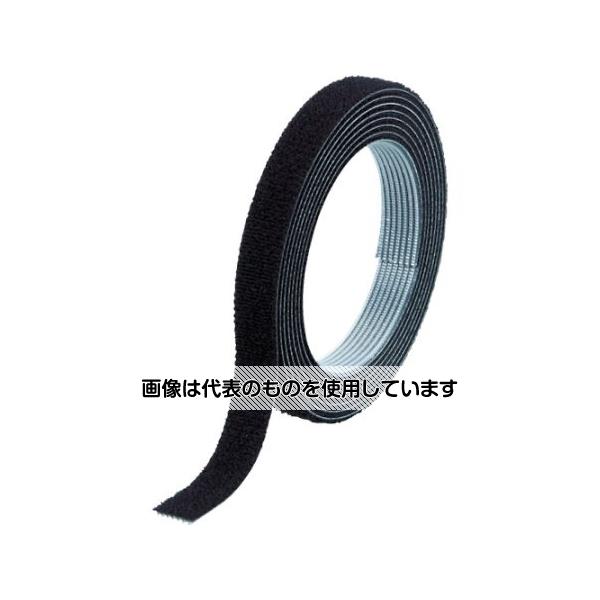 トラスコ中山 マジックバンド結束テープ両面 幅20mmX長さ10m黒 MKT-20100-BK 入数：1巻