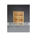 エスコ 370x300x740mm 木製収納棚(連結式/3個) EA954EF-3 入数:1セット