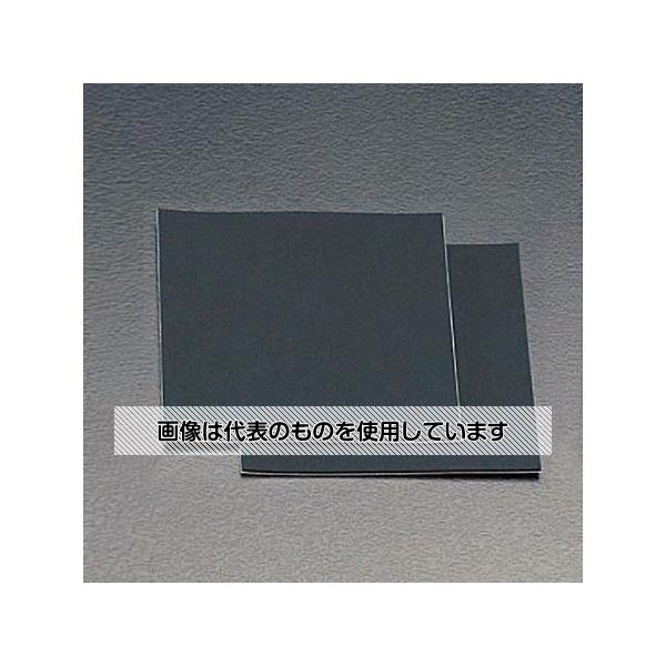 エスコ 100x100x1.5mm シリコン防振ゴム(黒/2枚) EA979AA-1 入数：1pk