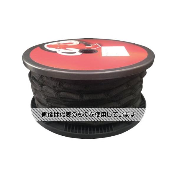 ユタカメイク ゴム スパイダーゴム ドラム巻き 40m ブラック PST-17 1巻