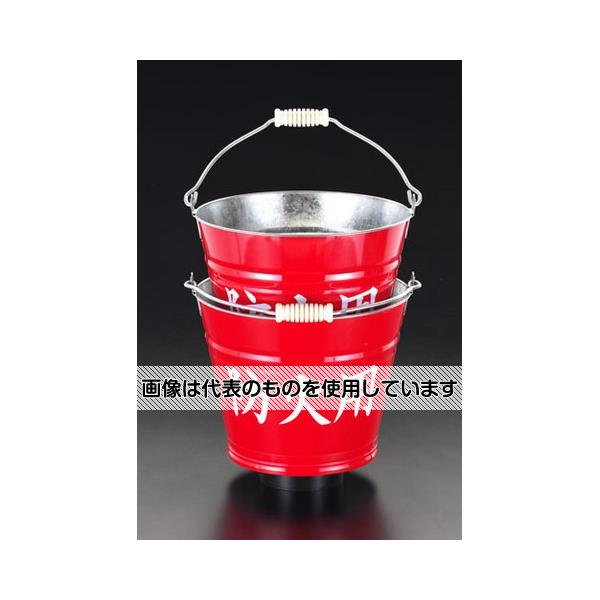 エスコ 8.0L 防火用バケツ(2個組) EA999LD-1 入数：1組