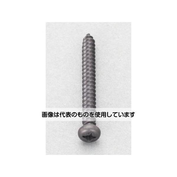 エスコ 4x16mm ナベ頭タッピングビス(ステンレス/黒色/26本) EA949AR-416 入数：1パック(26本入) 1