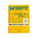 トラスコ中山 小型ポリ袋 縦400X横300Xt0.05 黄(200枚入) A-3040Y 入数:1袋(200枚入)