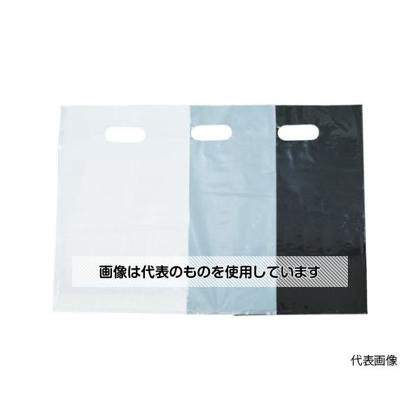 トラスコ中山 カラーポリ手提げ袋L0.08X400X500シルバー20枚入 F-4050SV 入数：1袋(20枚入)