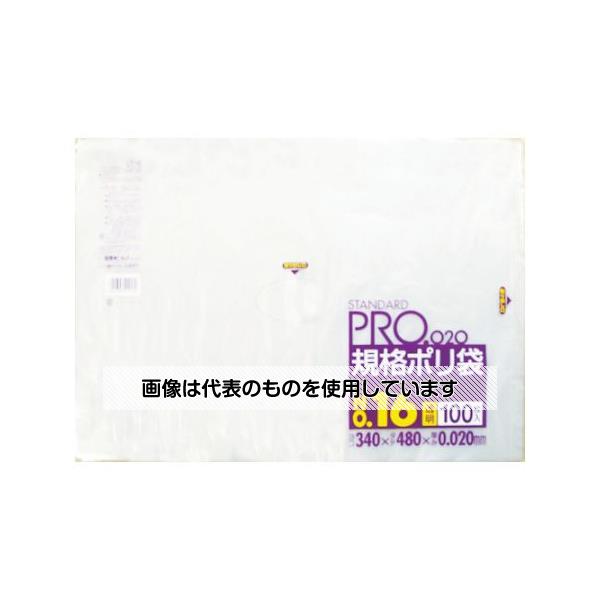 日本サニパック LT16スタンダードポリ袋16号(0.02)透明100枚 LT16 入数：1袋(100枚入)