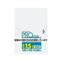 日本サニパック スタンダードポリ袋15号(0.03mm)1袋(100枚入) L-15 入数:1袋(100枚入)