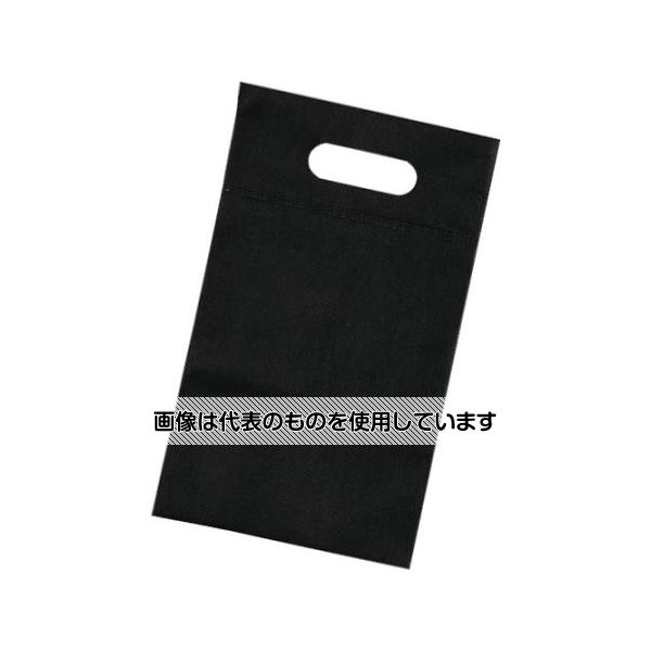 トラスコ中山 不織布小判抜き手提げバッグ S 10枚入 ブラック THKB-S-BK 入数：1袋(10枚入)