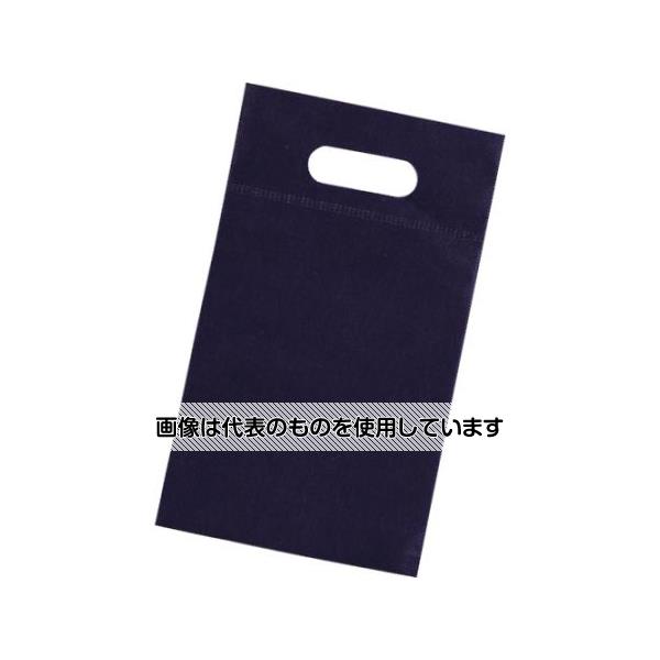 トラスコ中山 不織布小判抜き手提げバッグ S 10枚入 ネイビー THKB-S-NV 入数：1袋(10枚入)