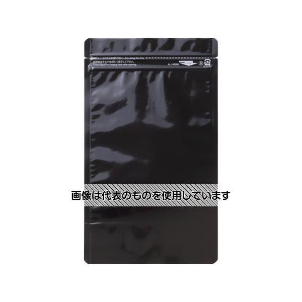 生産日本社（セイニチ） 「ラミジップ」 アルミカラースタンドタイプ 黒 160×120+35(50枚入) AL-1216BK 入数：1袋(50枚入)
