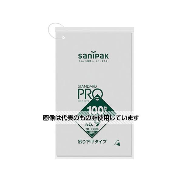日本サニパック L09H規格袋吊り下げタイプ(0.03)9号 1冊(100枚入) L09H-CL 入数：1冊(100枚入)