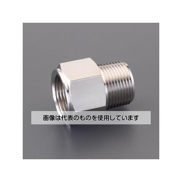 アズワン(AS ONE) R 1/8"x G 1/8" 中間ニップルソケット(ステンレス製) EA141AY-271 入数：1個