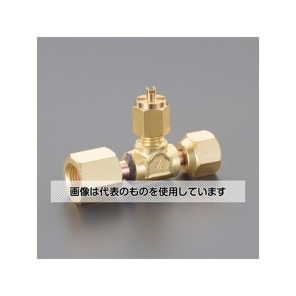 アズワン(AS ONE) F1/4"xF5/16" ゲージアダプター EA421B-12 入数：1個