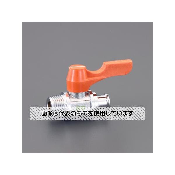 アズワン(AS ONE) R 1/2"x12.0mm ミニボールバルブ(ドレン/RoHS対応) EA425BE-400 入数：1個