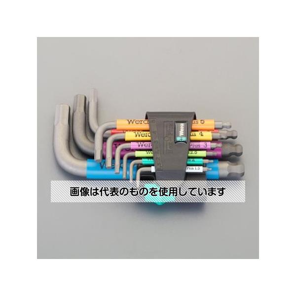 �������(AS ONE) 1.5- 10mm/9����[Ball Hex-Plus]�������� EA573WH-1 ������1���å�