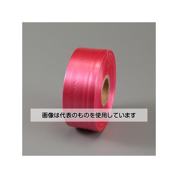 アズワン(AS ONE) 500m PEテープ(非粘着/赤) EA628PR-42 入数：1個
