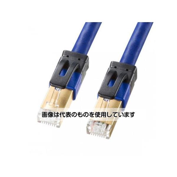 アズワン(AS ONE) 0.6m LANケーブル(CAT7A/SCTPタイプ/ブルー) EA764BB-122 入数：1本