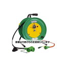 アズワン(AS ONE) AC125V/15A/30m 手元リール(防雨・防塵型/アース付 EA815DP-51 入数:1台