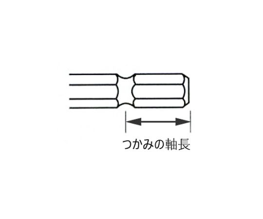 アズワン(AS ONE) 6.5x127mm 鉄工用ドリル(六角軸/HSS) EA824CP-6.5 入数：1本 3