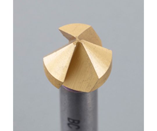 アズワン(AS ONE) 4.3mm カウンターシンク(4mm軸・HSS・Tinコート) EA827FE-104 入...