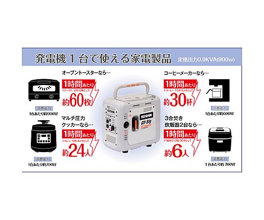 �������(AS ONE) AC100V/0.9kw(DC12V) ȯ�ŵ�(�ݡ����֥륬����) EA860JK-1 ������1��