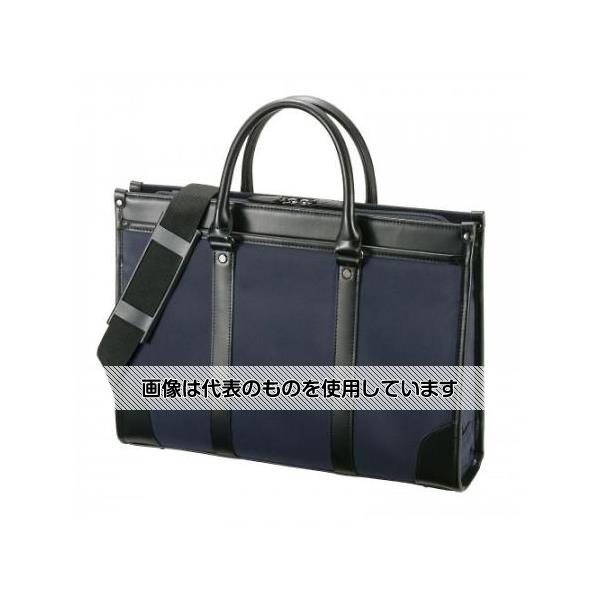アズワン(AS ONE) 400x105x295mm ビジネスバッグ(ネイビー) EA927-81A 入数：1個