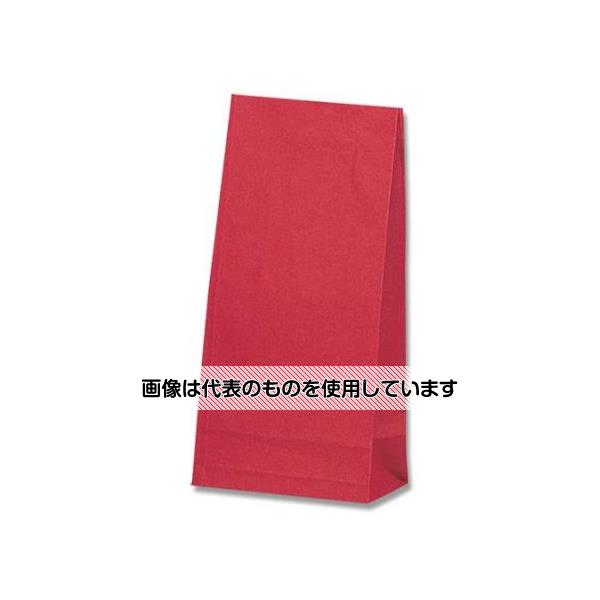 アズワン(AS ONE) 155x 95x320mm カラー紙袋(赤/100枚) EA927SB-63 入数：1束(100...