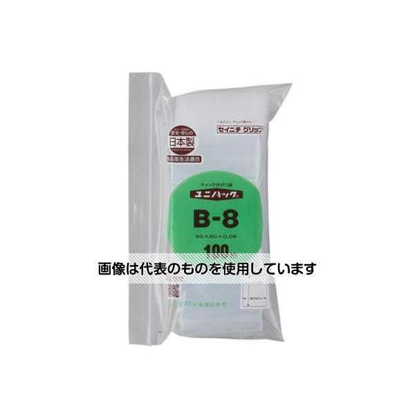 アズワン(AS ONE) 85x 60mm ポリ袋(チャック付/100枚) EA944CA-85A 入数：1箱(100枚入)