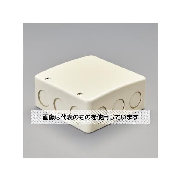 アズワン(AS ONE) 大形四角アウトレットボックス(浅型/ノック付/ベージュ) EA947HB-11 入数：1個