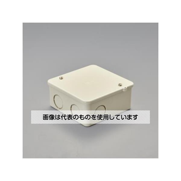 アズワン(AS ONE) 中形四角アウトレットボックス(浅型/ノック付/ベージュ) EA947HB-61 入数：1個