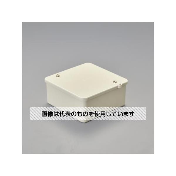 アズワン(AS ONE) 中形四角アウトレットボックス(浅型/ノック無/ベージュ) EA947HB-63 入数：1個