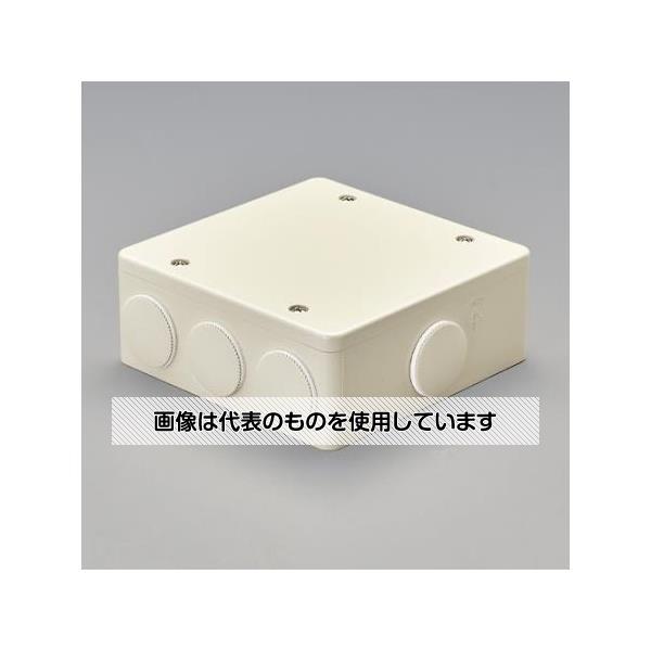 アズワン(AS ONE) [防雨型] 大形四角アウトレットボックス(浅型/ノック付) EA947HB-131 入数：1個