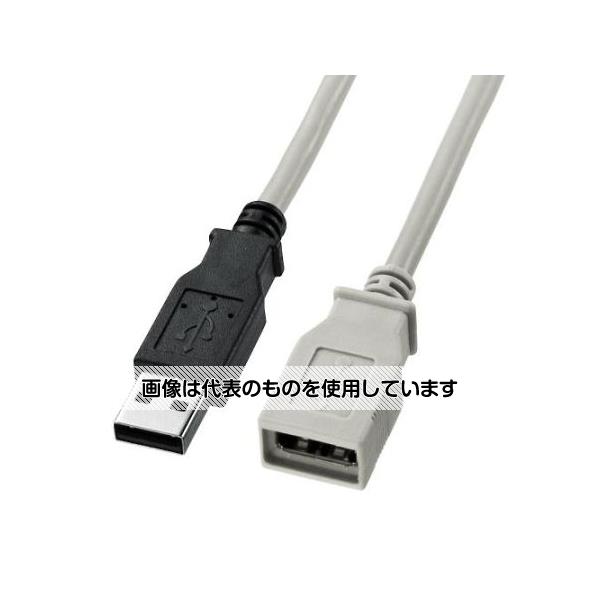 アズワン(AS ONE) 5.0m USBケーブル(A-A/2.0対応/黒) EA764AJ-210 入数：1個