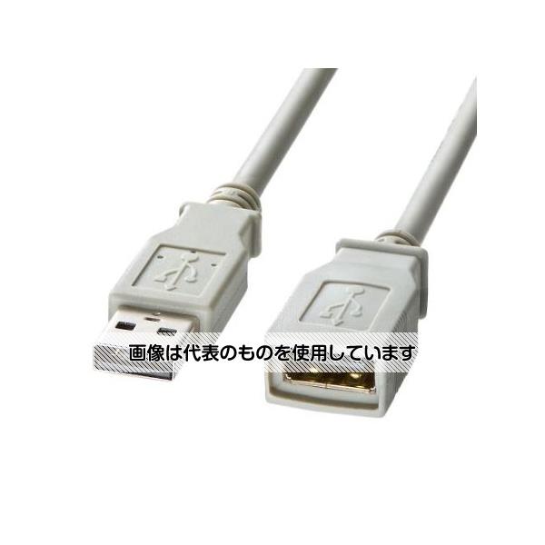 アズワン(AS ONE) 1.0m USB延長ケーブル(A-A/2.0対応/グレー) EA764AJ-211 入数：1個