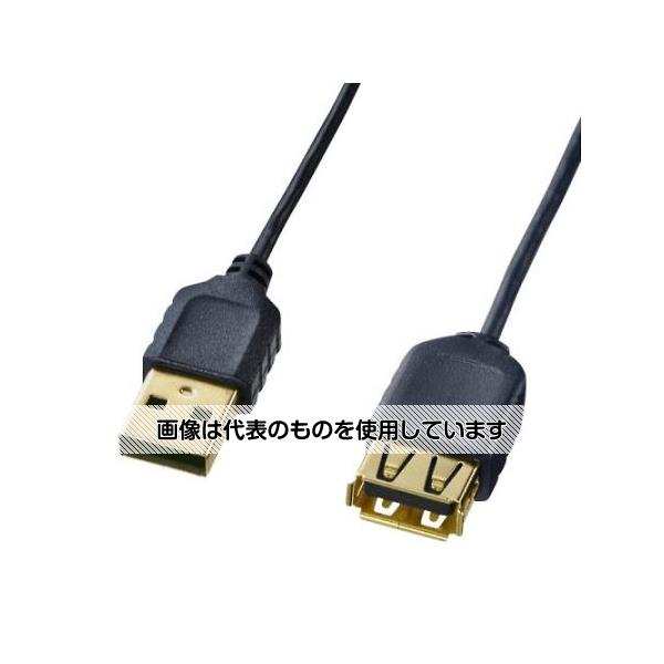 アズワン(AS ONE) 1.5m USB延長ケーブル(A-A/2.0対応/極細) EA764AJ-233 入数：1個