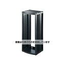 アズワン(AS ONE) 147x123x355mm CDラック(26枚収納/黒) EA954DM-1 入数:1個(2)