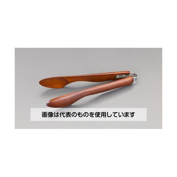 エスコ 245mm トング(木製) EA595K-61 入数：1個