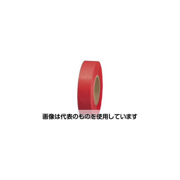 スマートバリュー 紙テープ 5巻入 赤 B322J-RD 入数：1パック(5巻入)
