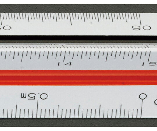 シンワ測定 30cm 三角スケール[建築士用] EA736B-32 入数:1本