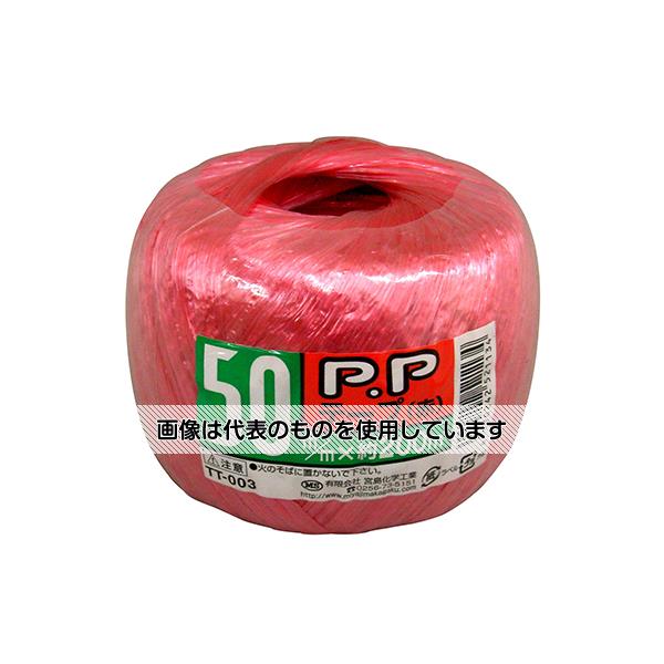 系統桌 - 宮島化学工業 PPテープ 赤 50mm×200m TT003 入数：1巻